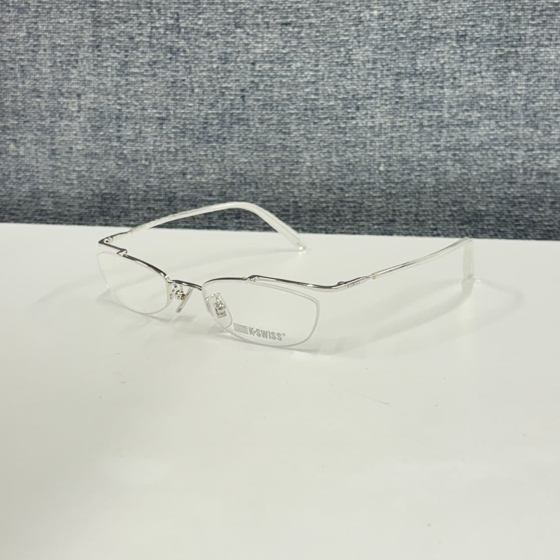 KSWISS 긱시크 실버 반무테 안경 상품이미지3