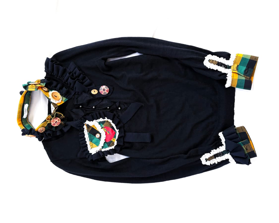 Custom)plaid Music-note🎵 preppy set 상품이미지6