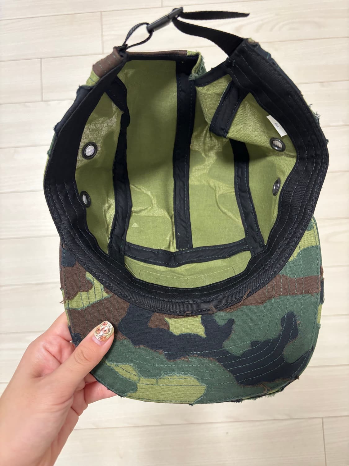 Supreme Layered Camo Camp Cap 우드랜드카모 상품이미지3
