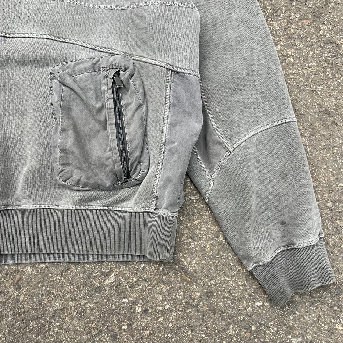 C2H4 콜드 다잉 패널 후디 상품이미지4