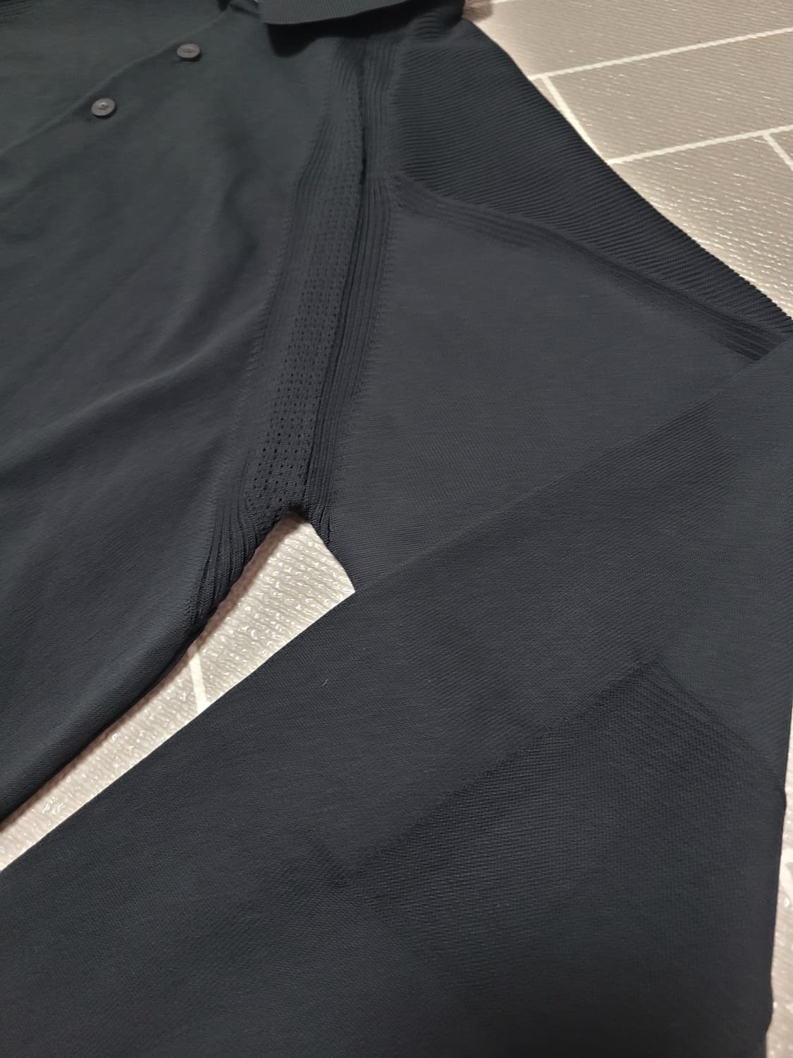 아디다스 골프 니트 LS 폴로 카라 긴팔 105 상품이미지4