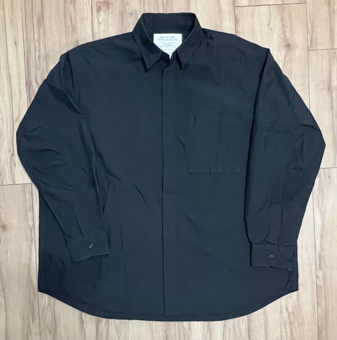 FREAK'S STORE 블랙 코듀라 셔츠 L 상품이미지2