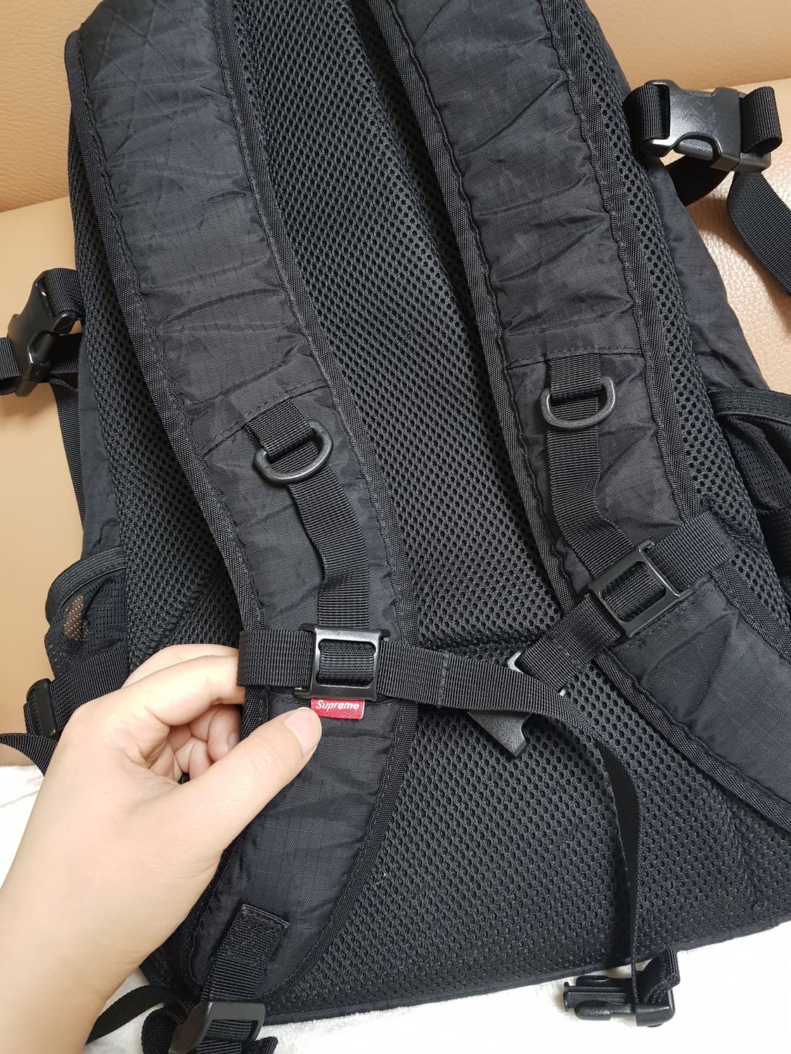 슈프림 백팩 블랙 18FW 상품이미지7