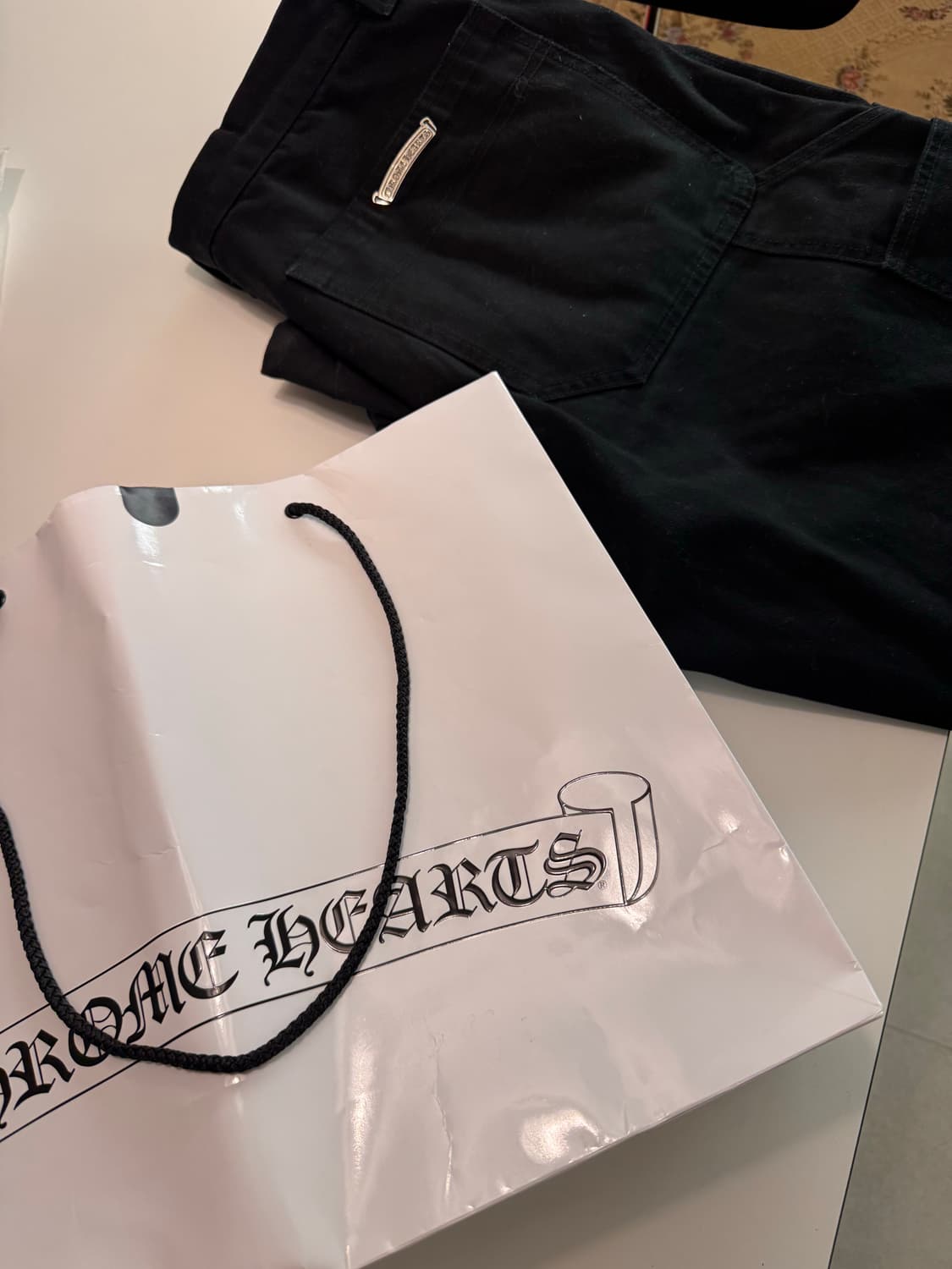 크롬하츠 더블니 카펜터 팬츠 36사이즈 팝니다 상품이미지2