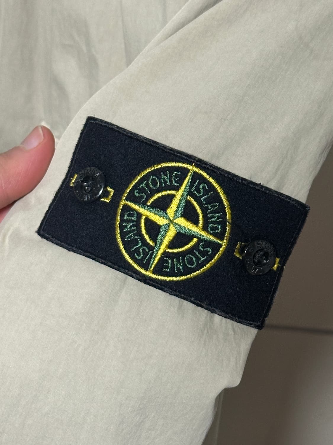 (정품)스톤아일랜드 코튼 나일온 오버 셔츠 L 상품이미지4