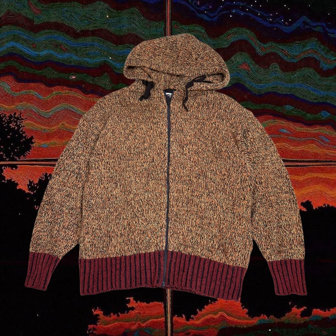 빈티지 마르니유니클로 후드 니트 집업 가디건 상품이미지1