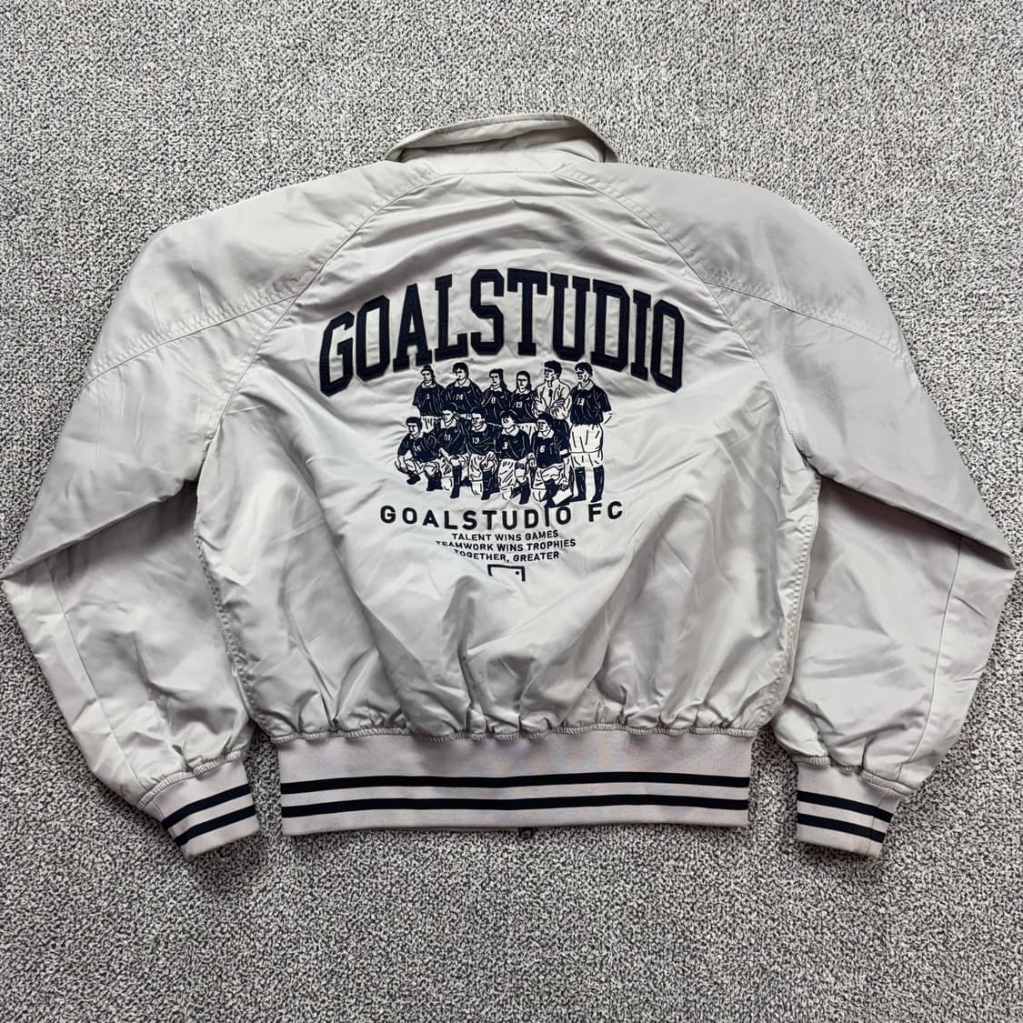 골스튜디오 fc 빅로고 바시티 자켓 상품이미지1