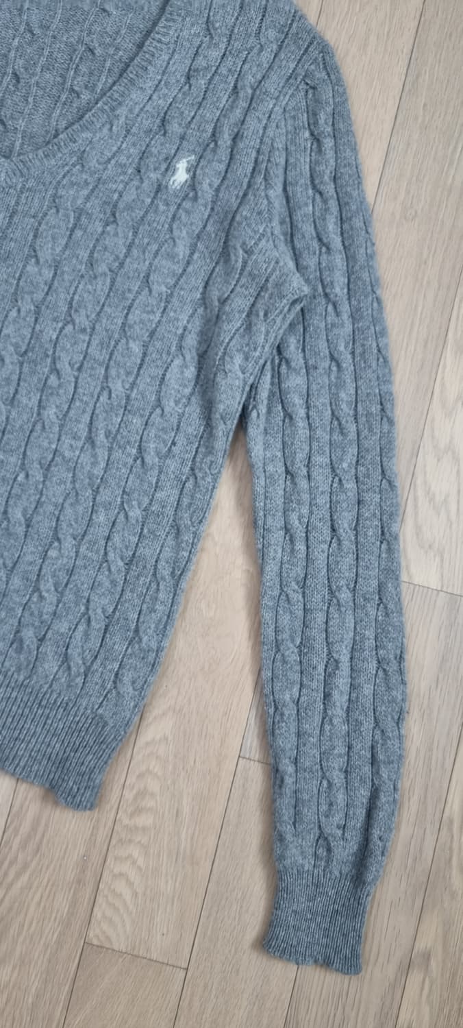 폴로랄프로렌 V넥 울90,캐시미어 10% 니트 L _ 여성 상품이미지4