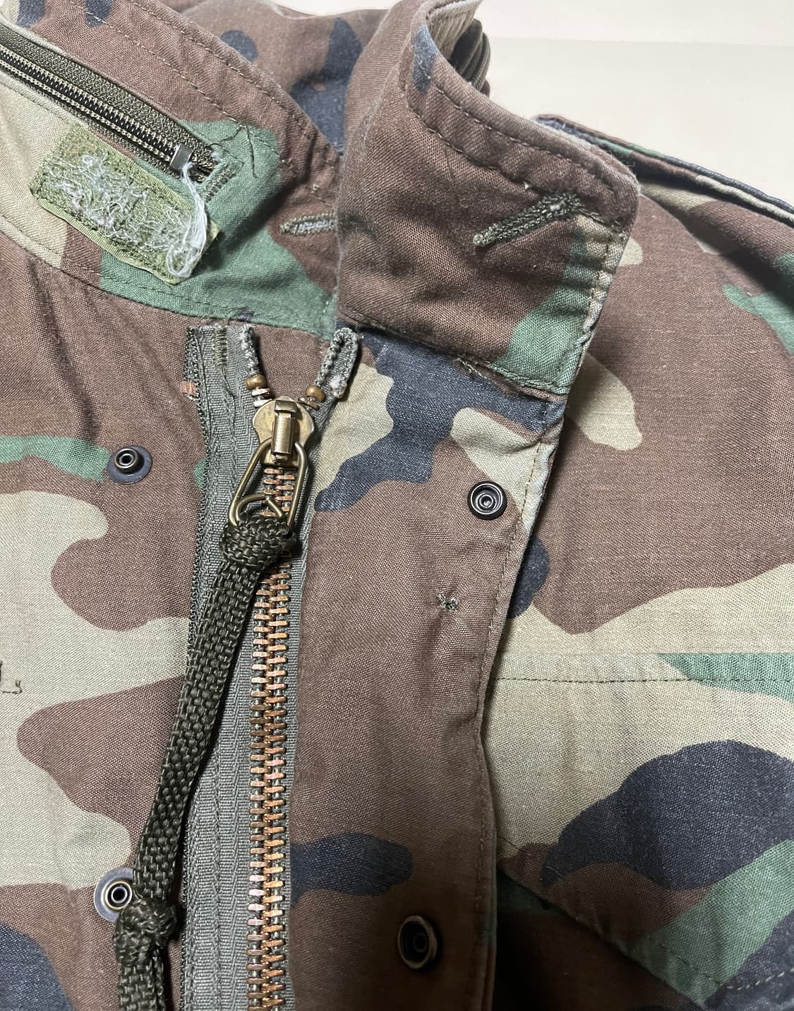 미군 M65 필드 자켓 우드랜드 상품이미지3
