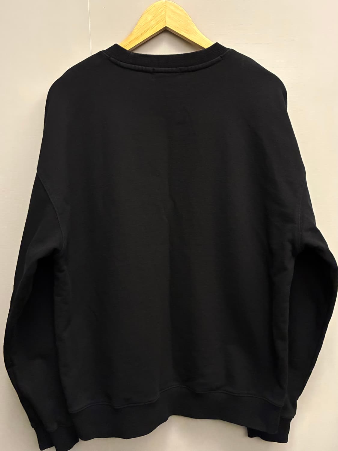 (L)세인트제임스 봉봉 엘보패치 맨투맨 스웻셔츠 블랙 상품이미지7