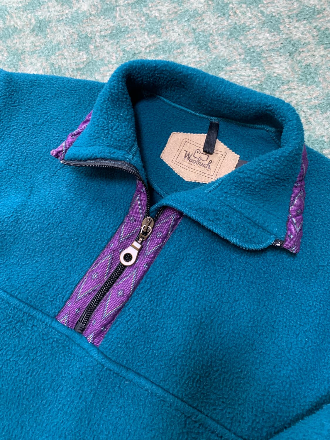 🇺🇸Woolrich 1990s Fleece Half Zip Pul 상품이미지4