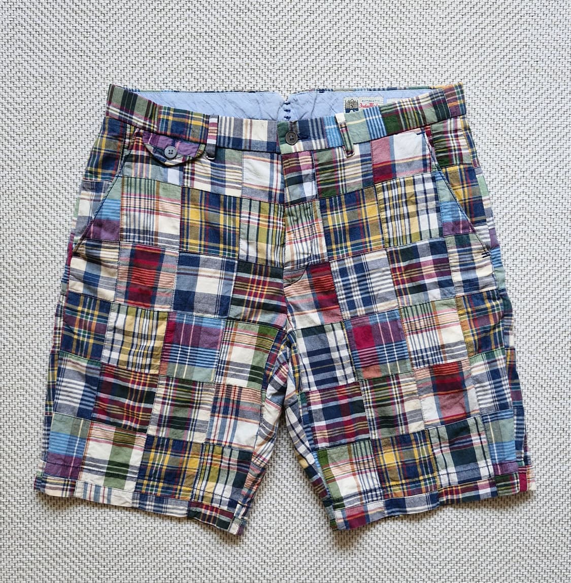 폴로 랄프로렌 마드라스 패치워크 쇼츠  상품이미지2