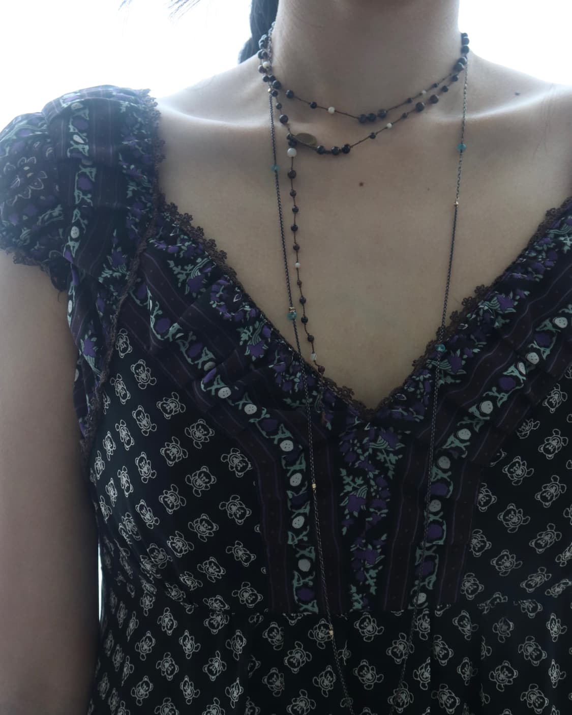 [Hysteric Glamour]Fuckbear Paisely Dress 상품이미지4