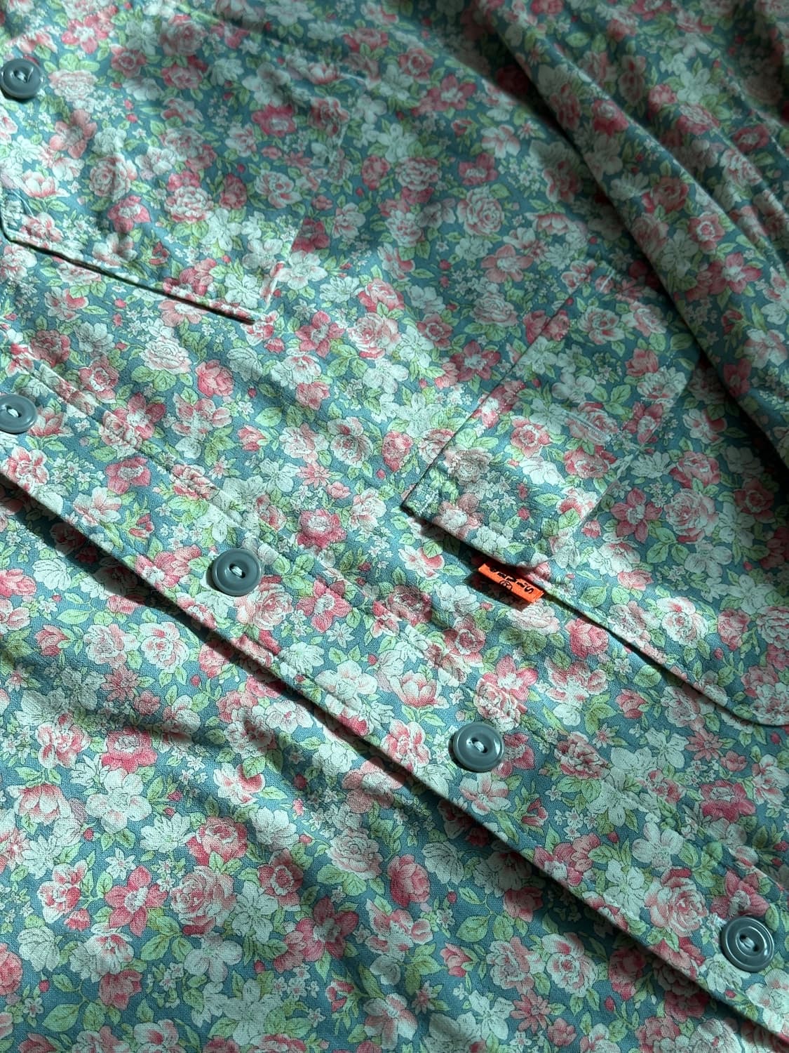 올리브드랩서비스 WORKER SHIRT pink floral 상품이미지3