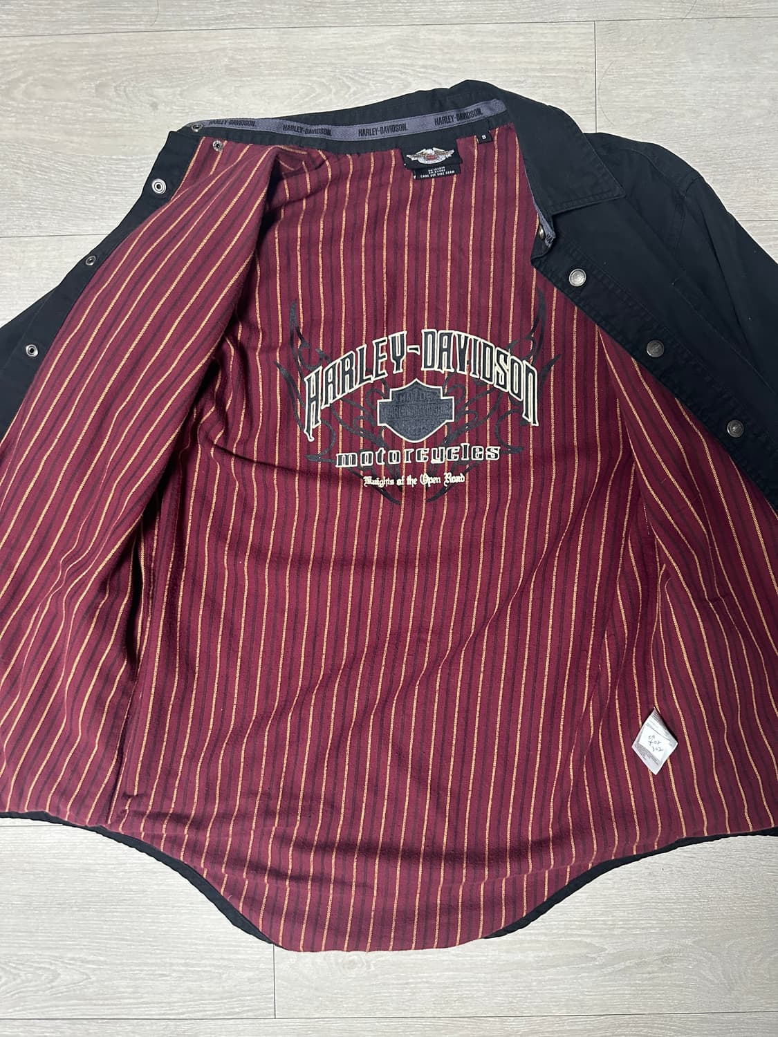 할리 데이비슨 플란넬 안감 버튼 자켓 상품이미지2