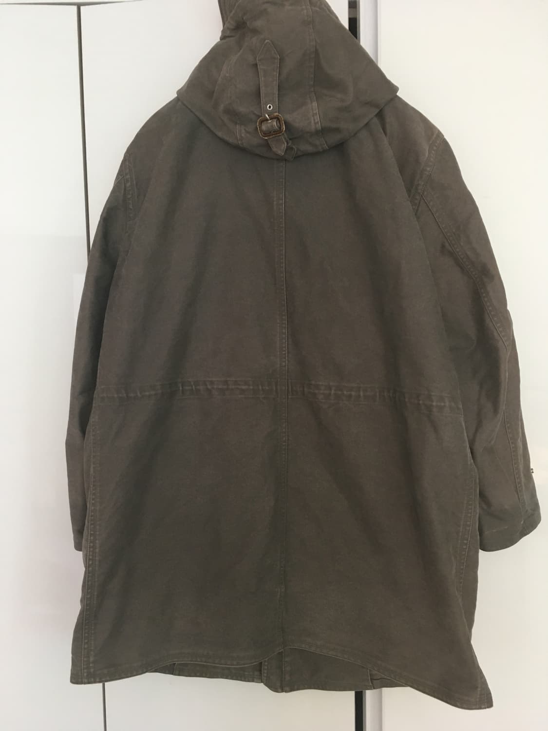 20s 빈티지 페라가모 몰스킨 후드 파카 상품이미지10