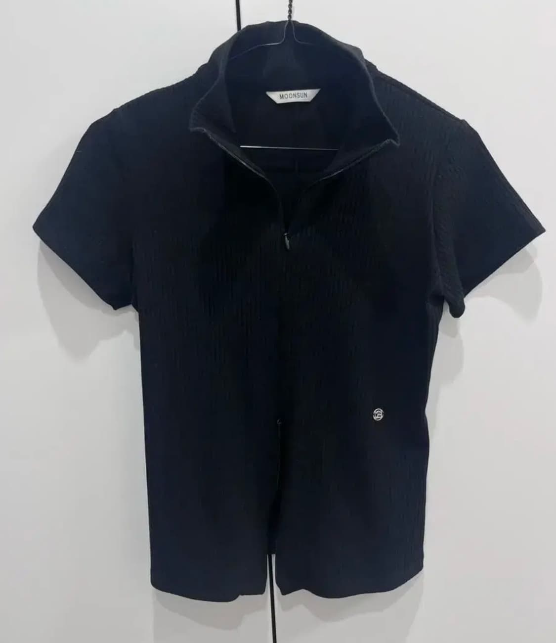 문선 2-way zip Slim  Top 상품이미지3