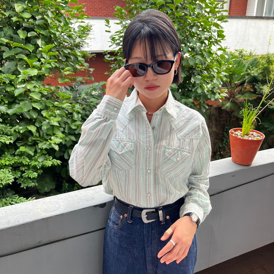 80s ROCKIES 로키즈 웨스턴 셔츠  상품이미지4