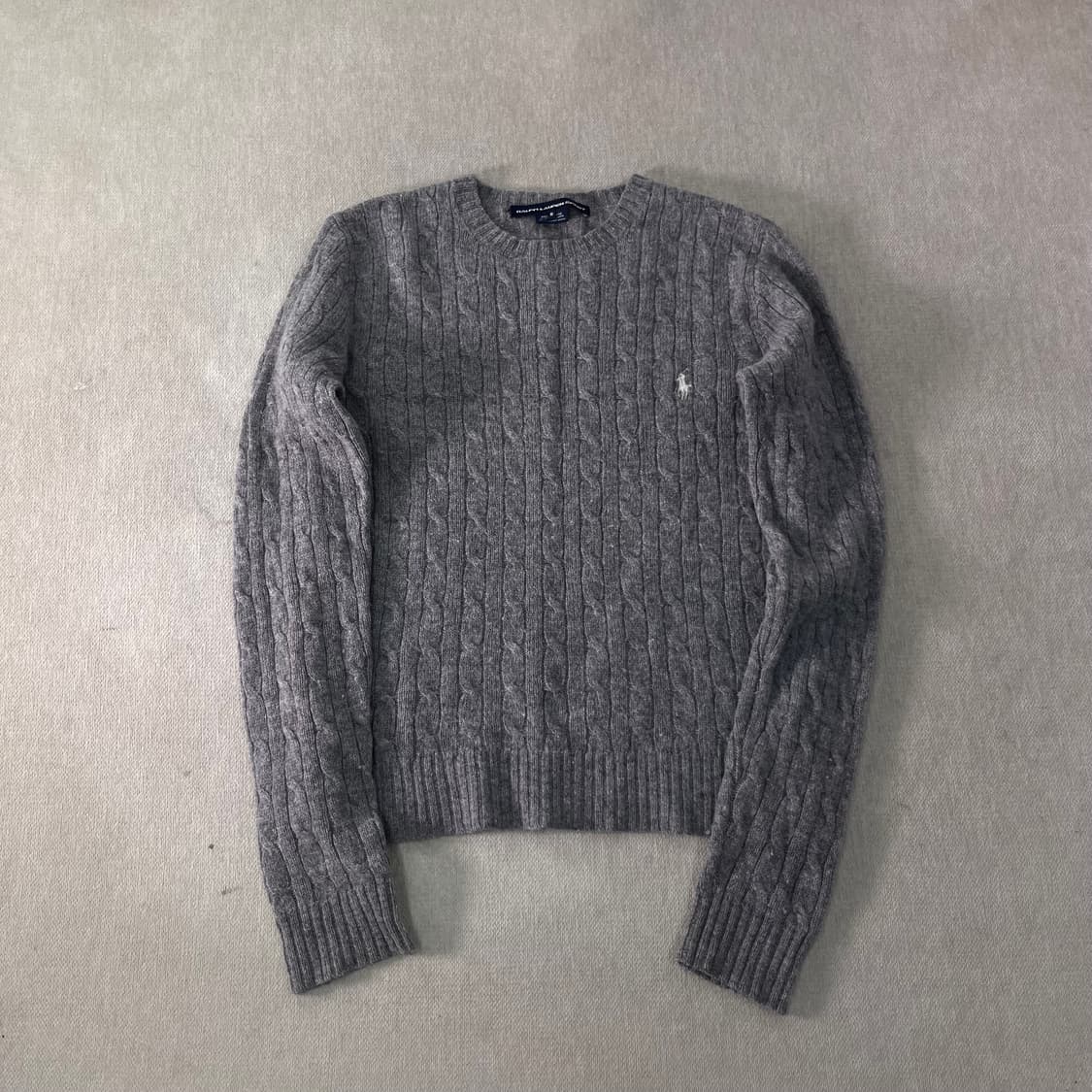 W 95 폴로랄프로렌 스포츠 램스울 꽈배기 니트 상품이미지1