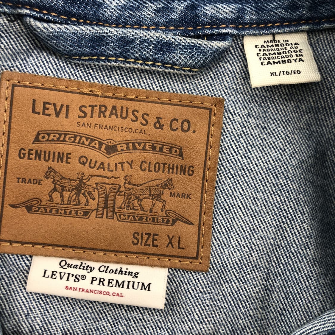 리바이스 프리미엄빅E 2세대 트러커자켓 XL 상품이미지5