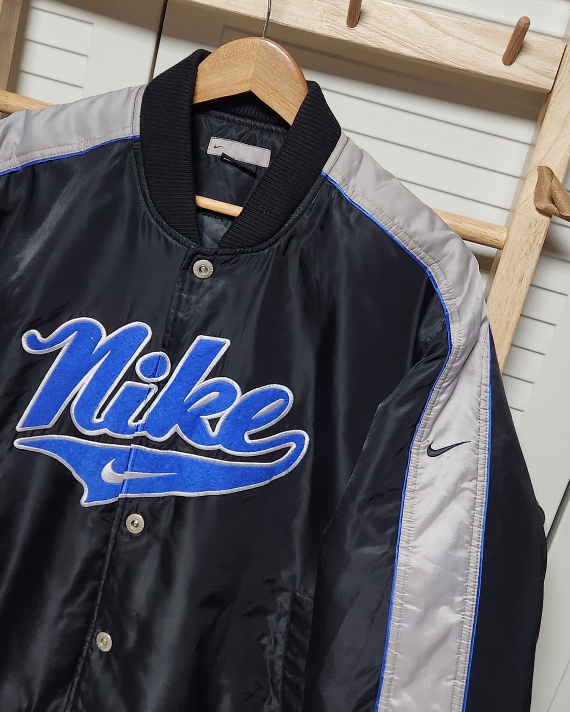 대장 나이키 빅로고 00s 올드스쿨 스타디움 블루종 자켓 상품이미지3