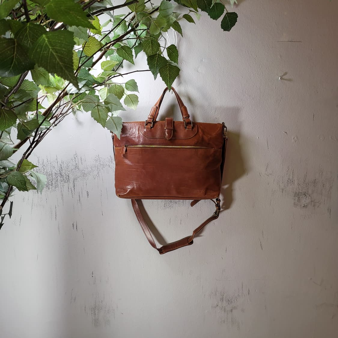 몽삭 올 레더 브리프케이스 상품이미지1