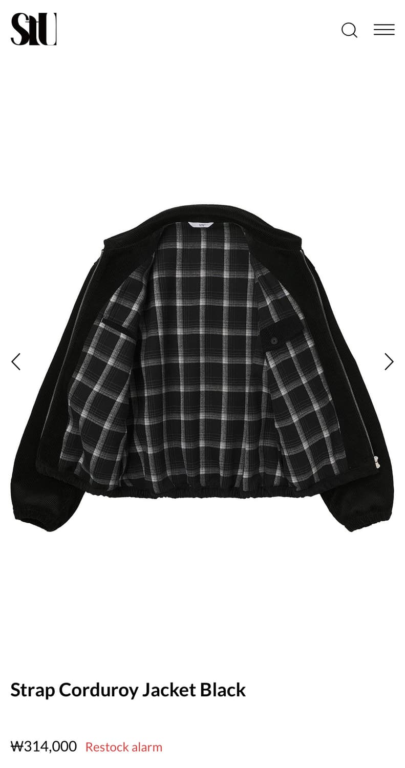 stu 코듀로이 자켓 L 상품이미지7