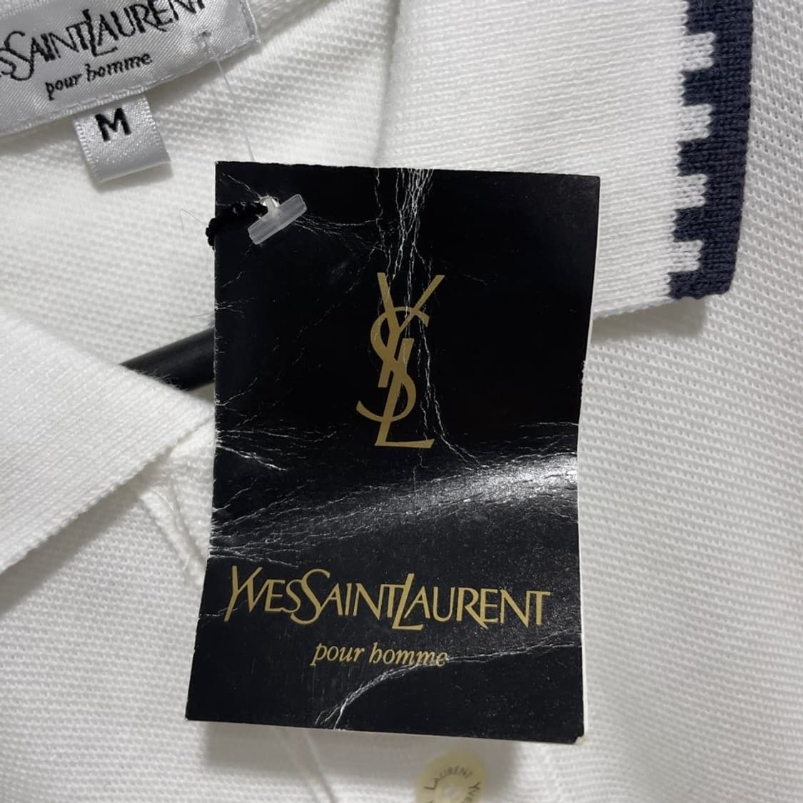 입생로랑 베이직 카라 반팔티셔츠 상품이미지5