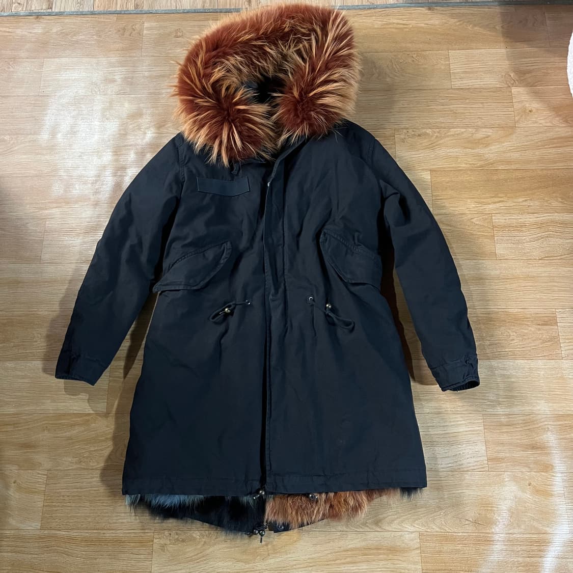 [여66] 미스터앤미세스퍼 라쿤 폭스퍼 야상 상품이미지1