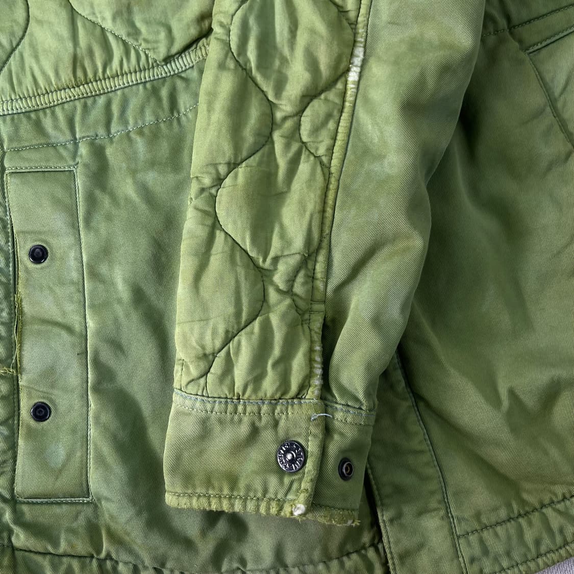 95 스톤아일랜드 가먼트 퀄팅 오버 셔츠 자켓 상품이미지6