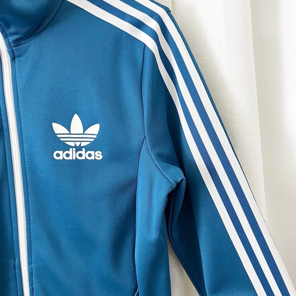 아디다스 블루 화이트 삼선 져지 상품이미지4