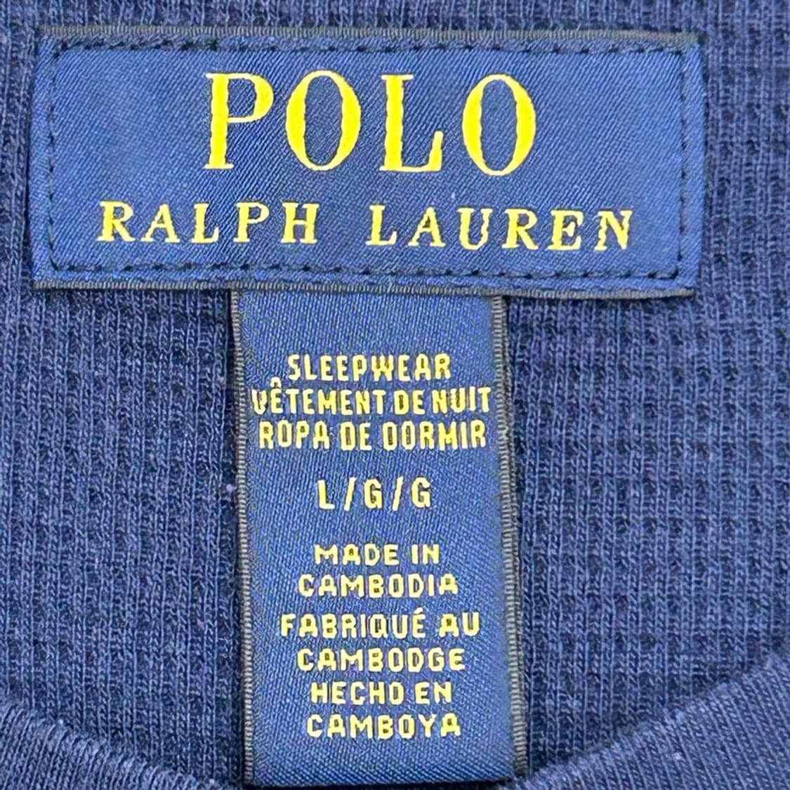 폴로랄프로렌 베어 코튼 와플 롱슬리브 티셔츠 L 상품이미지5