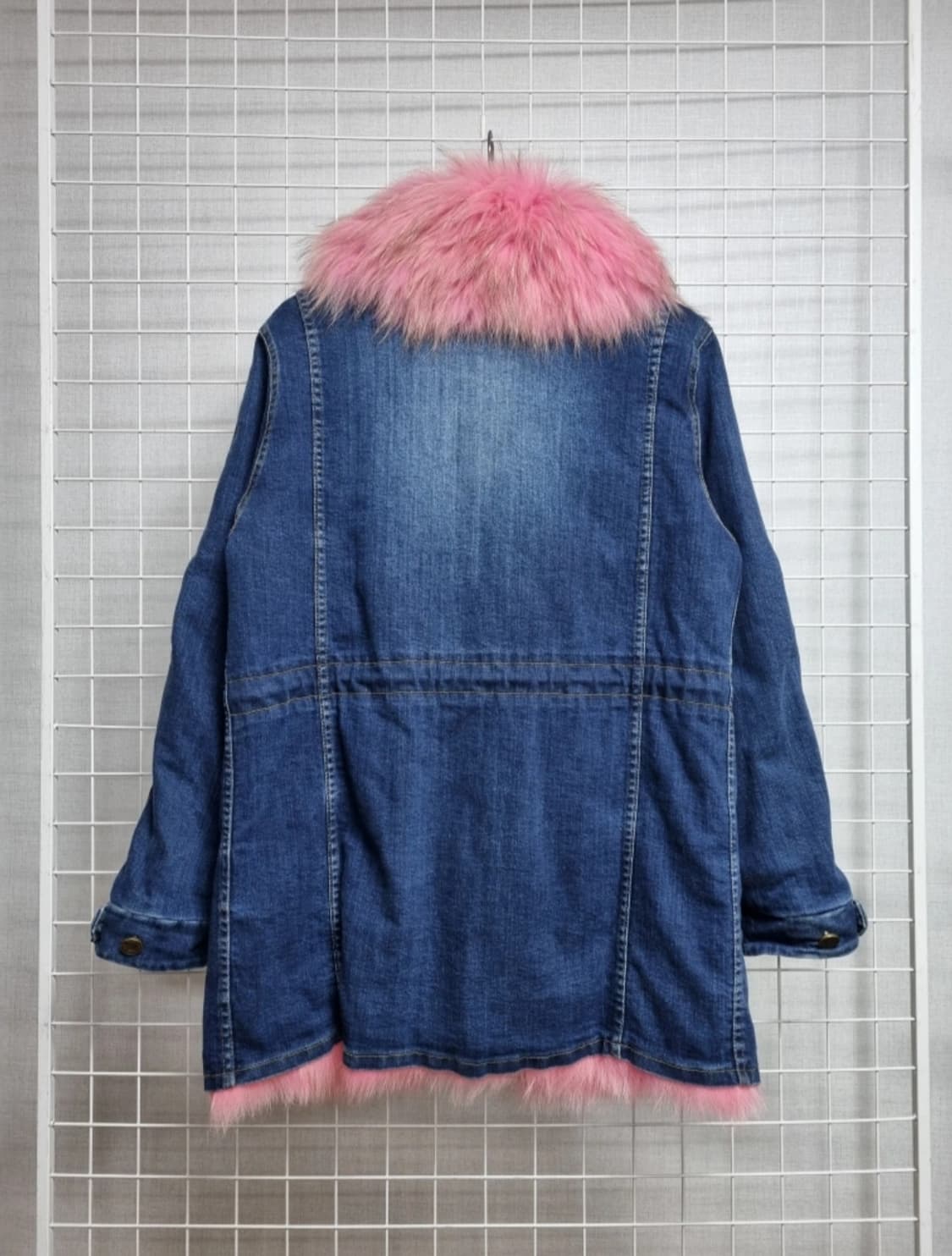 (택포)furs66 이태리 퍼세이세이 폭스퍼 청자켓 M(새상품급) 상품이미지2