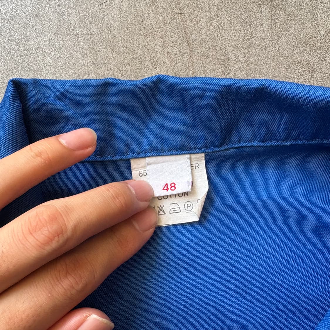 90년대 빈티지 프랑스 생산 프렌치 워크 트윌코튼 자켓 상품이미지9