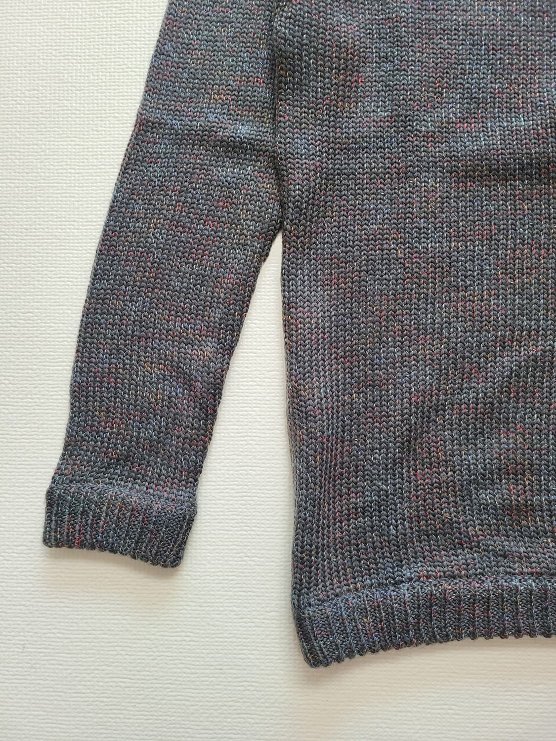 몰리 Mouli 남자 라운드넥 울 니트 100 카키 상품이미지3