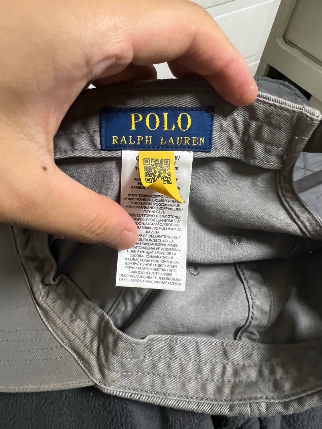 폴로 볼캡 그레이 상품이미지4