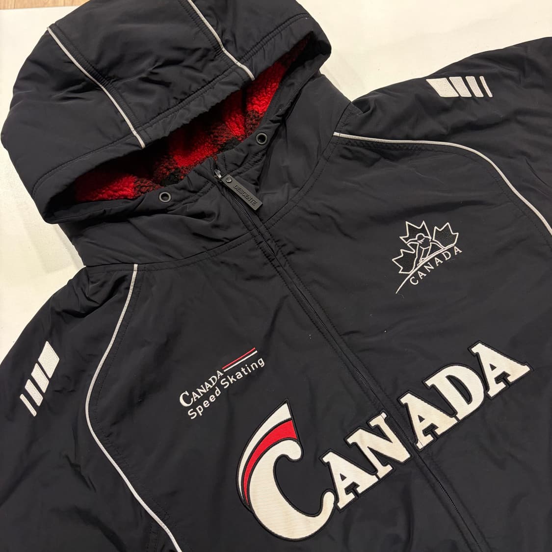 [105] 데상트 캐나다 스피드 스케이팅 패딩 자켓 B257 상품이미지3