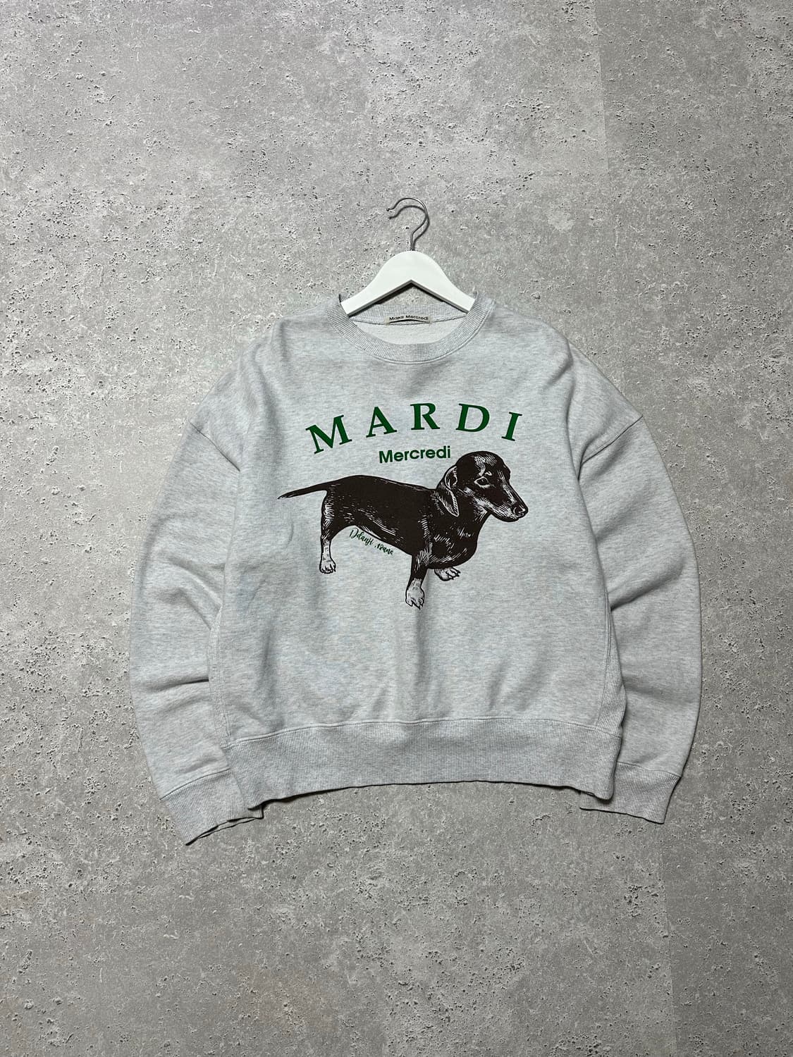 마르디 메크르디 딴지 백메란지 맨투맨 상품이미지1