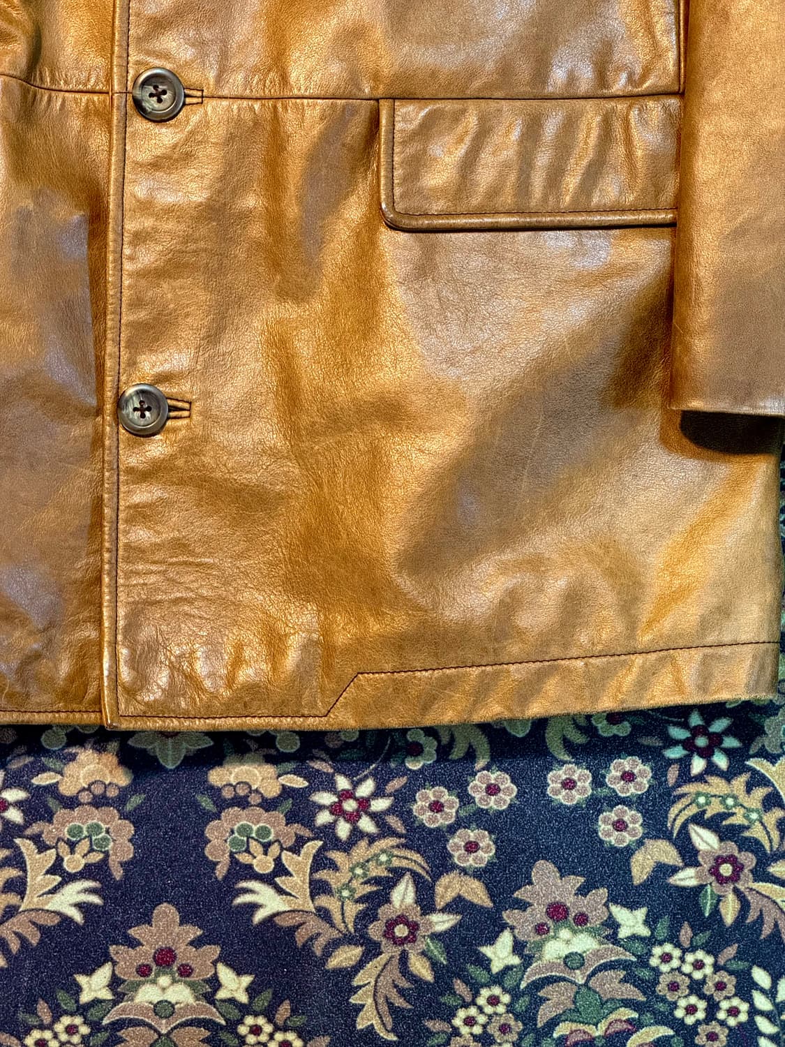 00s 올드 갭 카우하이드 레더 카코트 자켓 상품이미지5