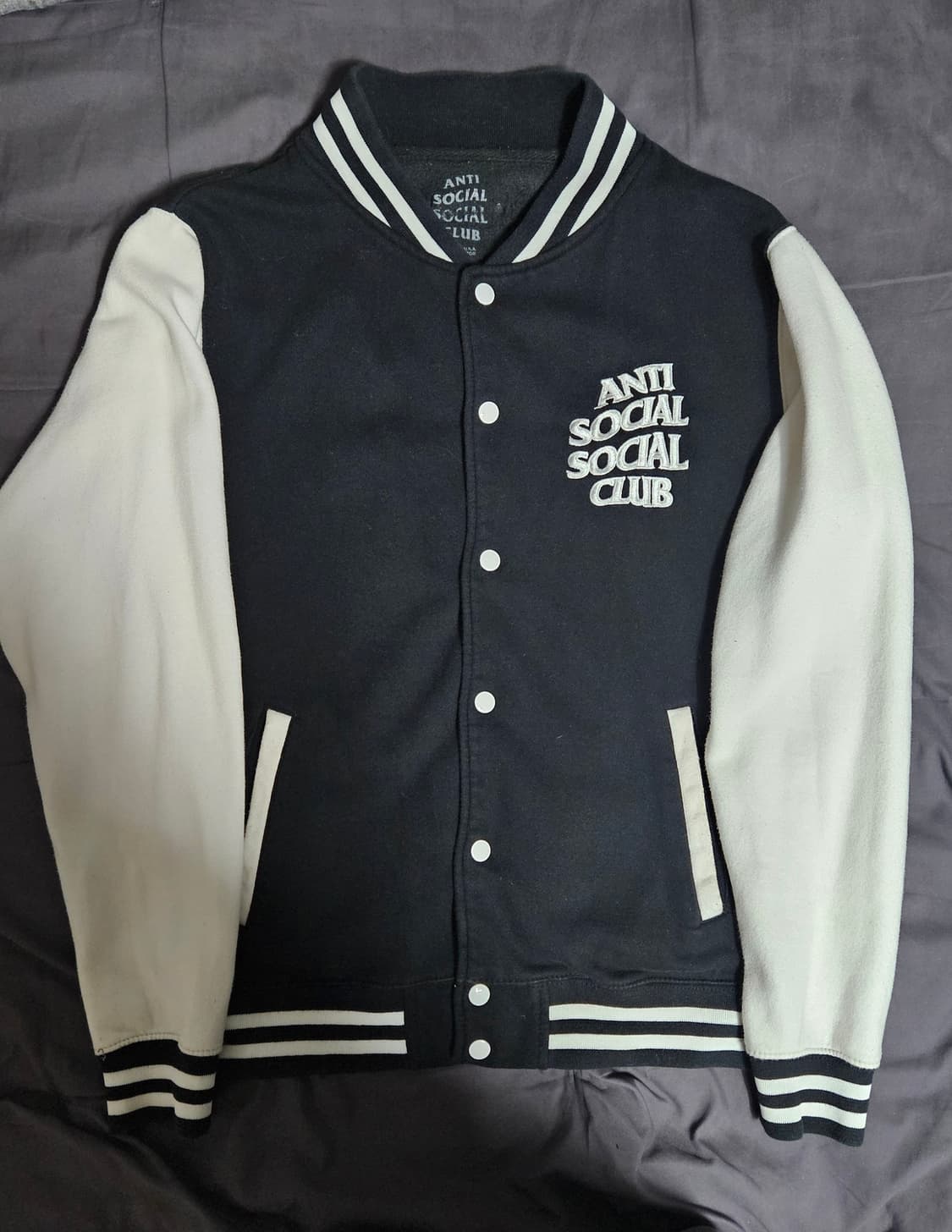 안티소셜소셜클럽 야구점퍼 m 상품이미지2