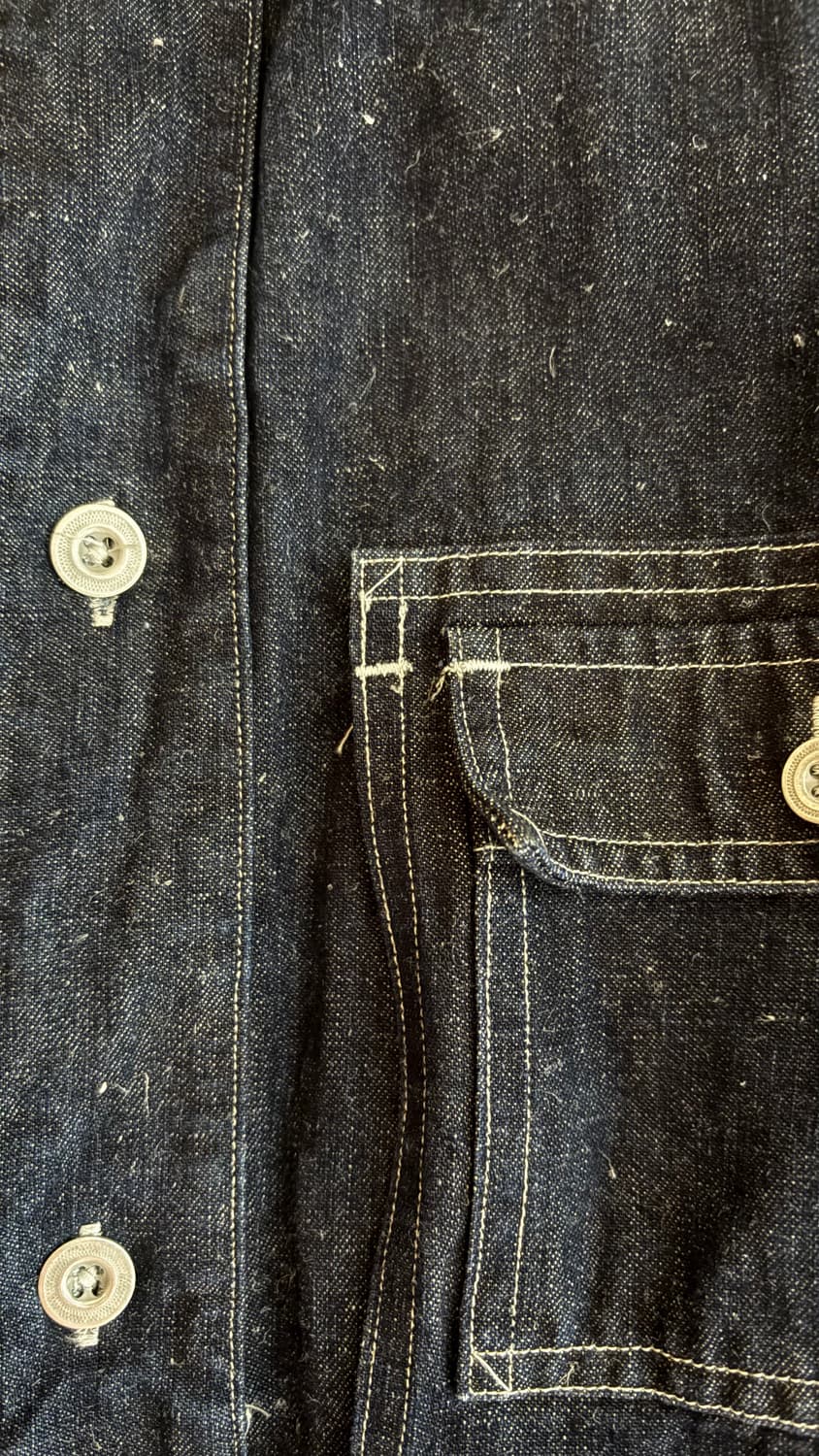 나이젤카본 유틸리티 셔츠 데님 인디고 자켓 50 상품이미지4