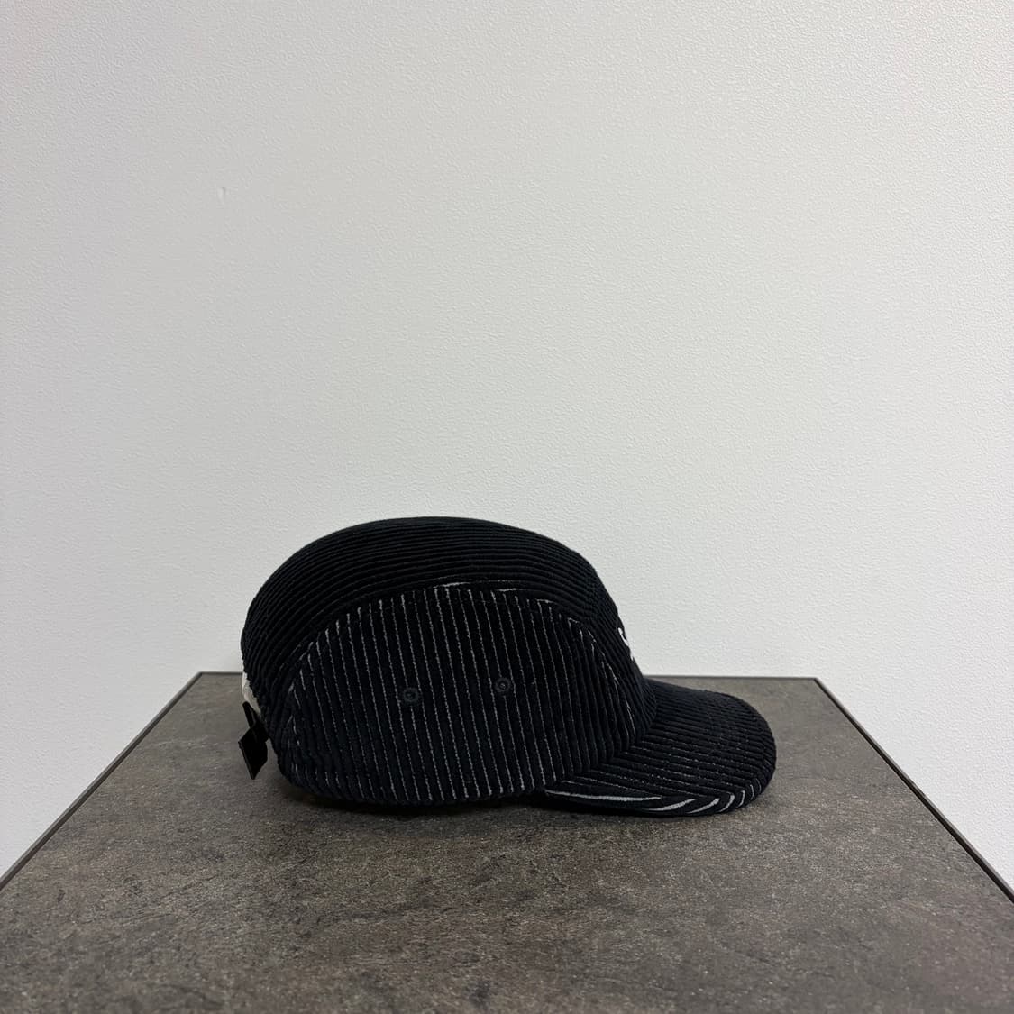 (OS) 슈프림 박스로고 캠프캡 모자 23SS 코듀로이 투톤 블랙 상품이미지3