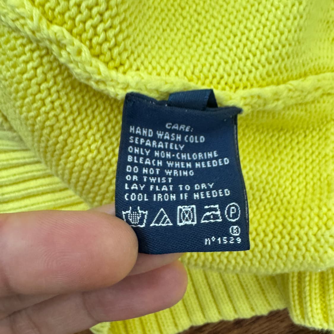 여성용 L 폴로 랄프로렌 폴로스포츠 사이드케이블 옐로우 니트 집업 상품이미지5