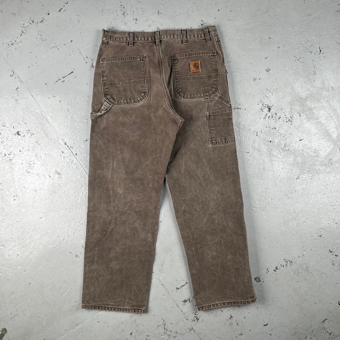 빈티지 올드 칼하트 체스트넛 싱글니 카펜터 팬츠 B12CHT 상품이미지2