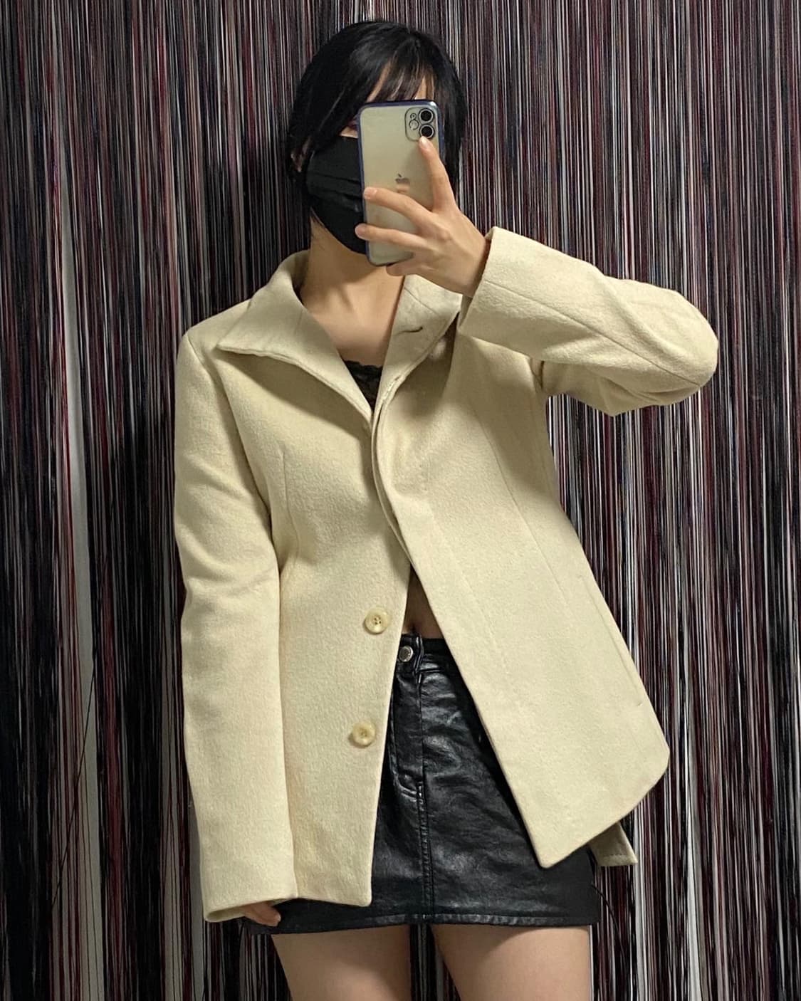 Japan) 앙고라 케시미어 숏 코트 ✔️𝙎 상품이미지4