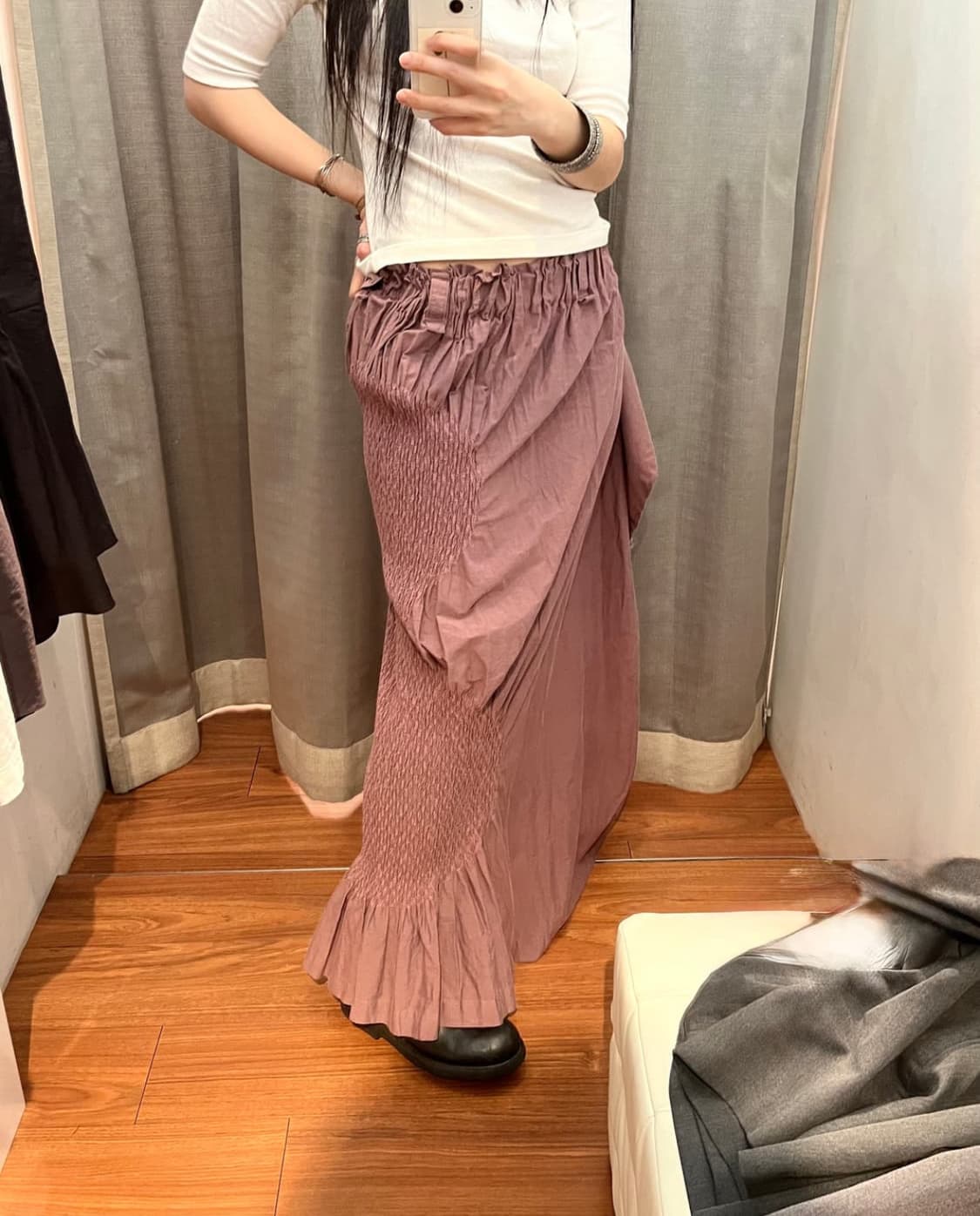 이세이미야케 21 aw rise 치마 상품이미지1