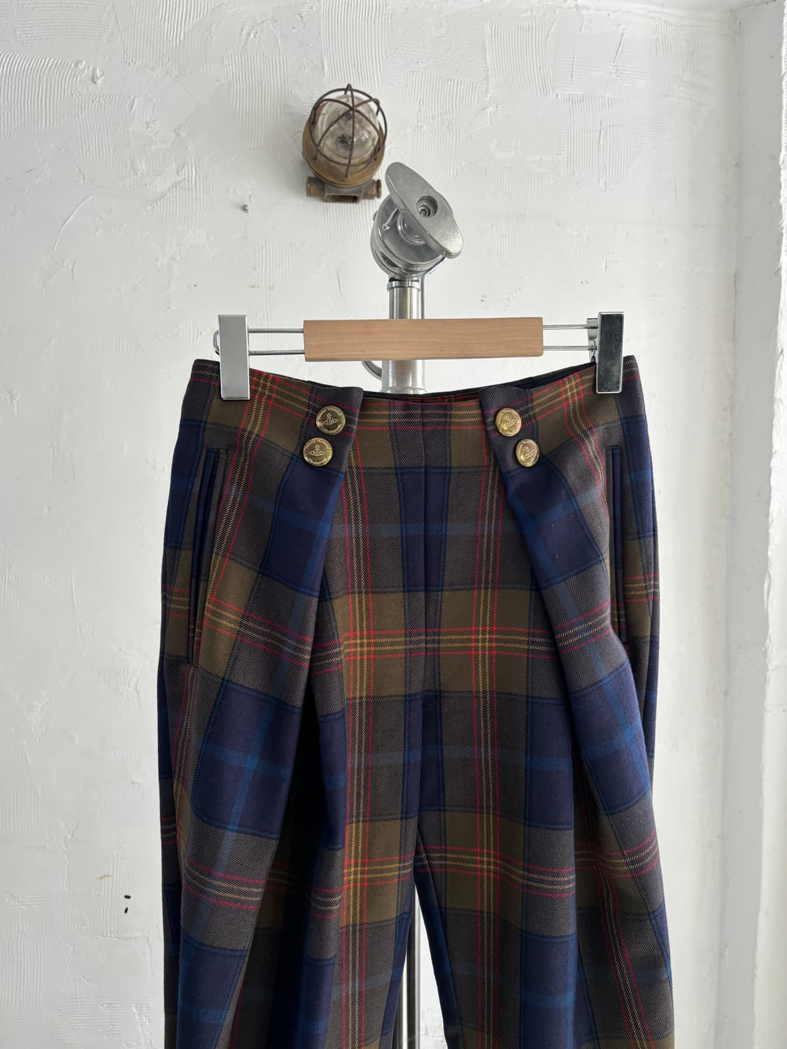 Vivienne Westwood 비비안웨스트우드 멀티 체크 위자드 팬츠  상품이미지5