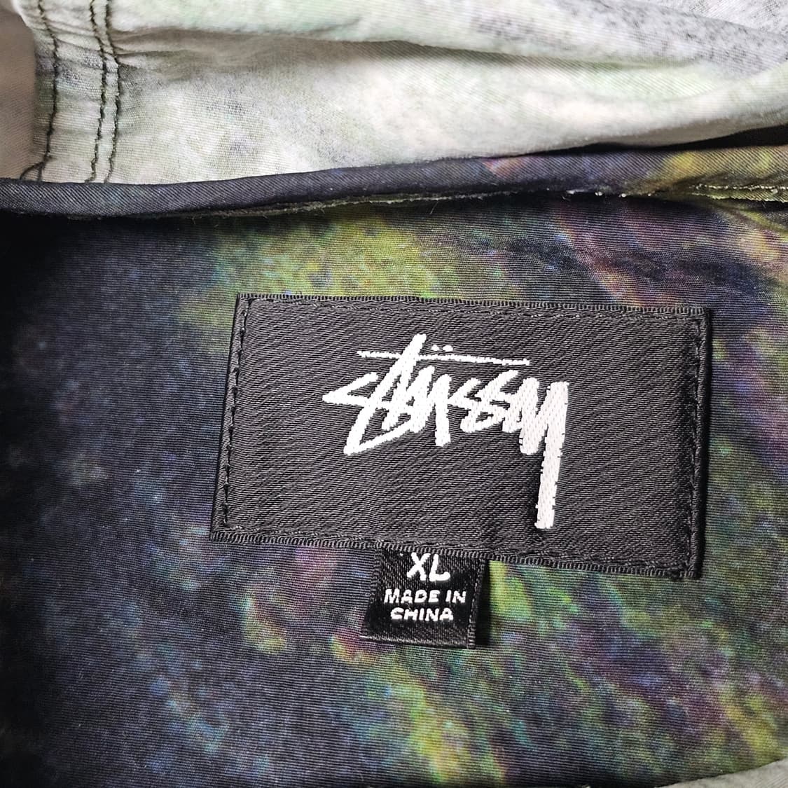 XL 2회착 스투시 코스트라인 비치 쉘 바람막이 자켓 멀티 105 110 상품이미지8