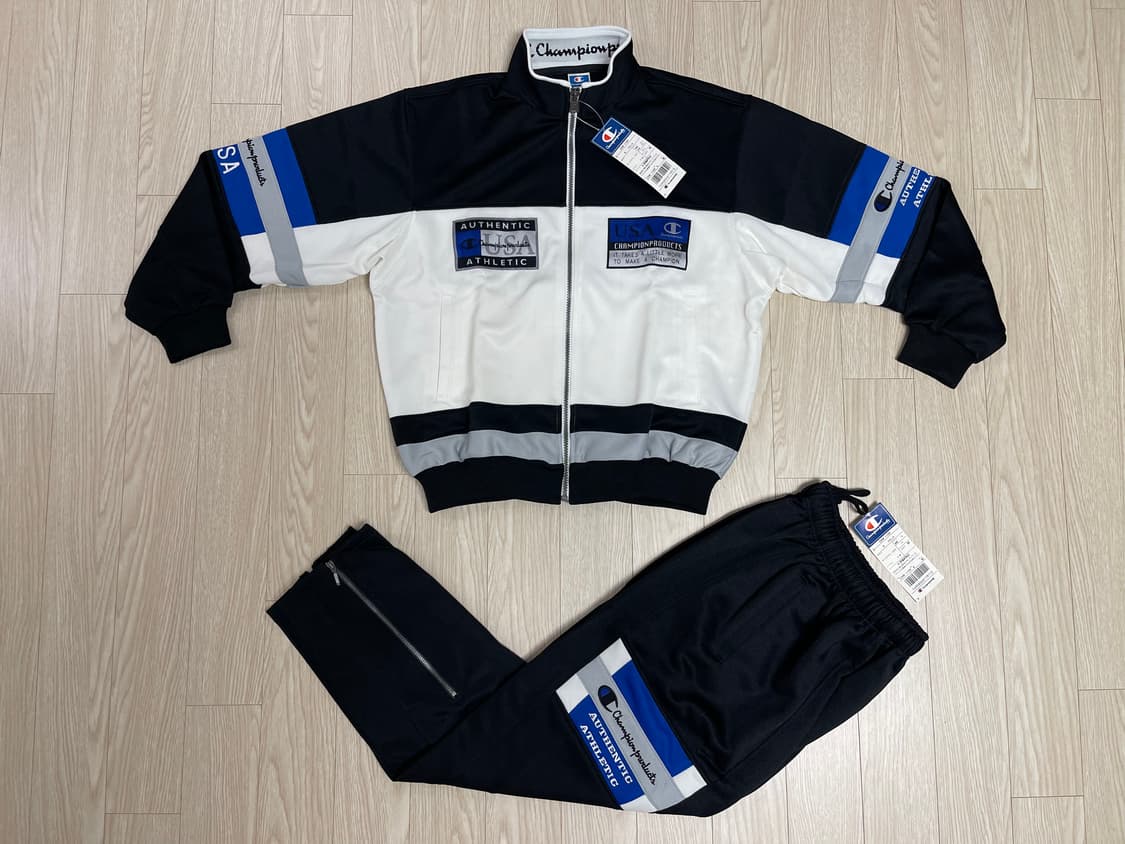 챔피온 90s USA 올드 트랙탑 져지 셋업 Champion OLD 상품이미지1