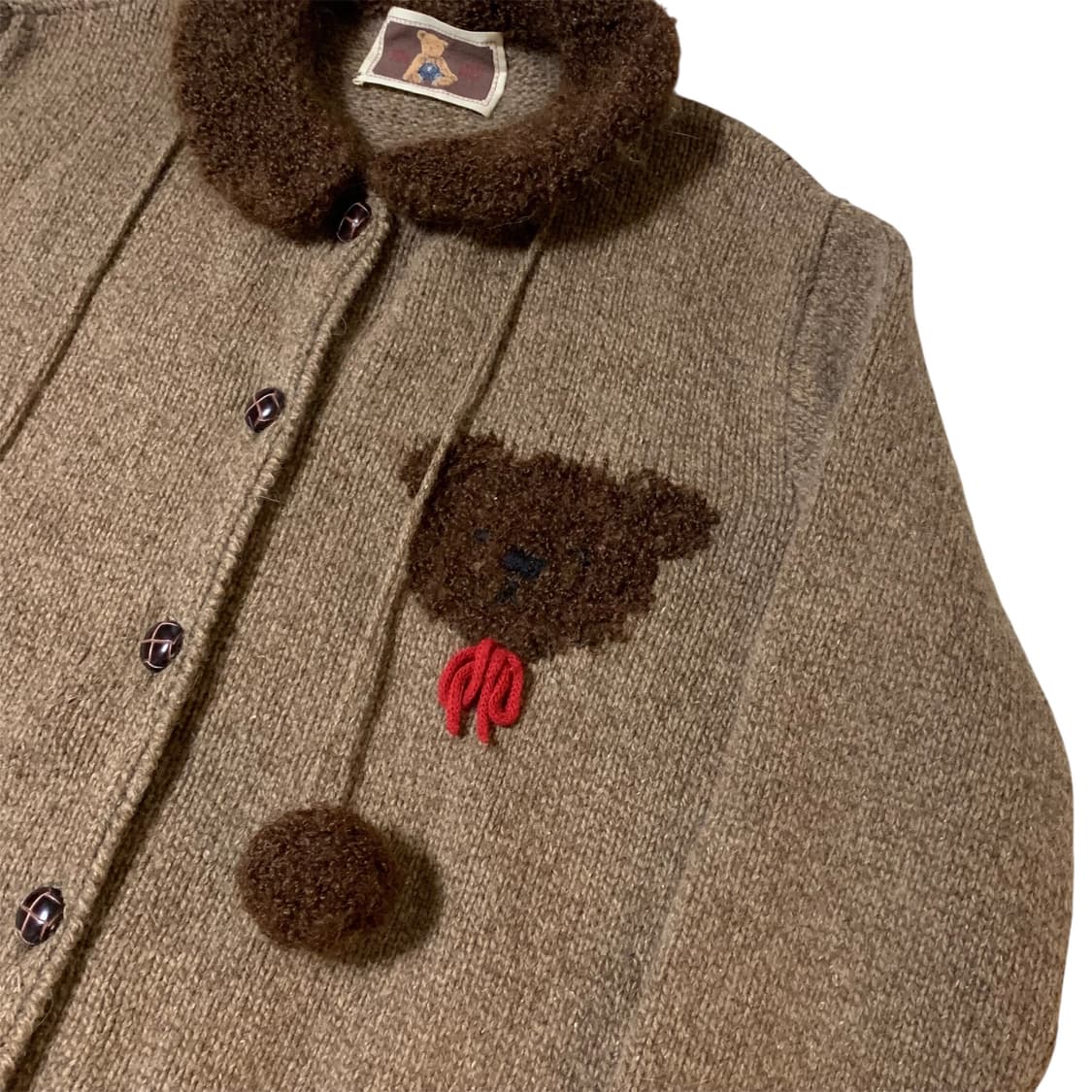 핑크하우스 곰돌이 가디건 빈티지 가디건 상품이미지2